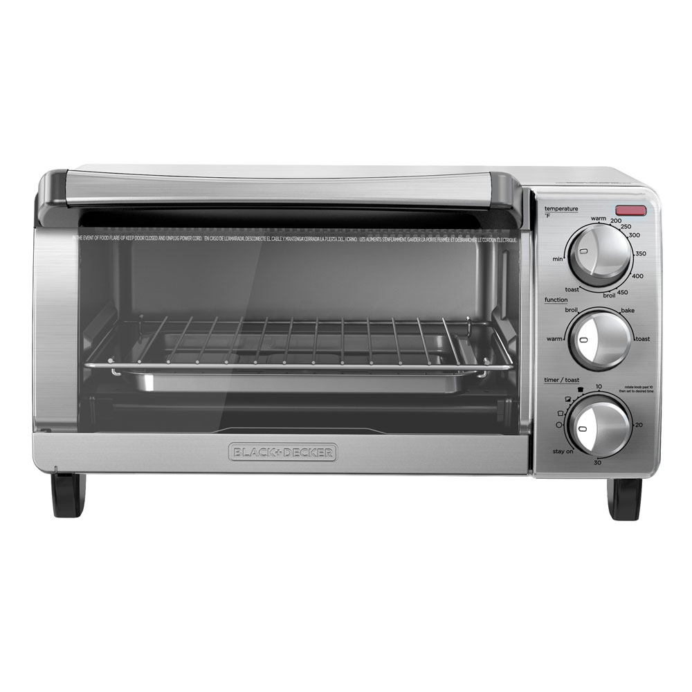 TO1760SS 4 Slice Toaster Oven Stainless Steel with Natural